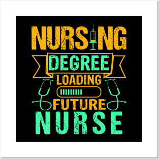Future Nurse Funny Nursing Student Graduation Gift Posters and Art